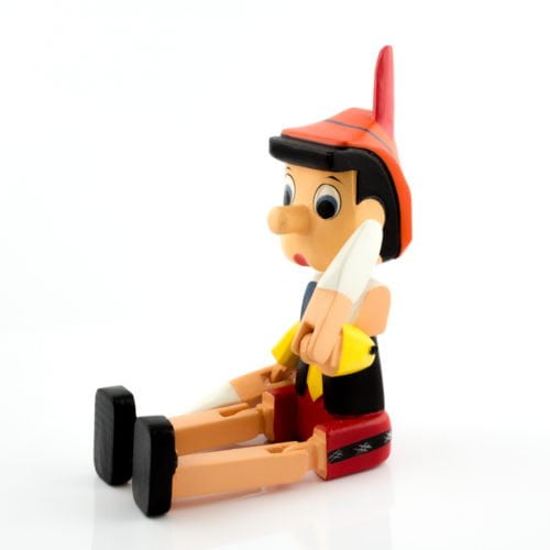 Figura Pinocho 40cm rojo