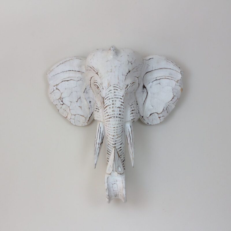 Figura Elephant Wall blanco blanco