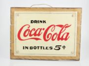 Cuadro decorativo Vintage (Metal y madera) 40X30cm "Coke" según imagen