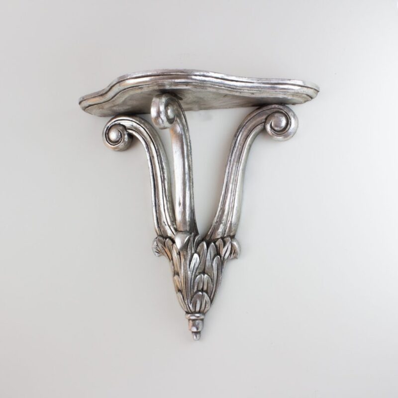 Ménsula Semicircle plata de 50cm