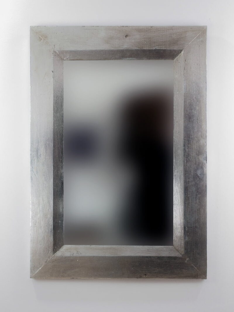 Espejo de pared decorativo Flat Miring Oro (envejecido) de 100cm.