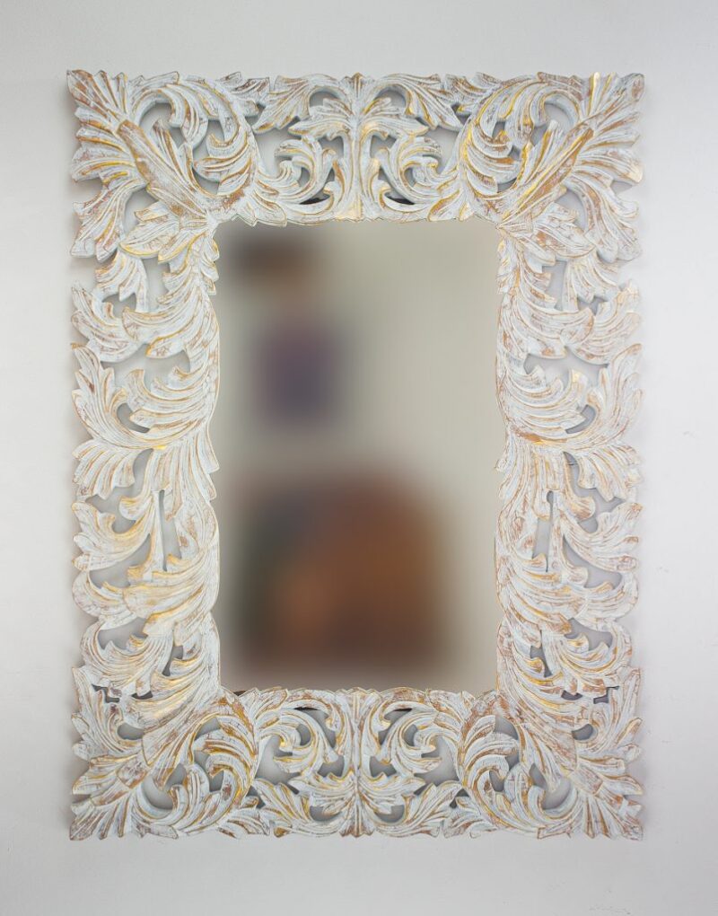 Espejo de pared decorativo DeconoLise Pan de oro de 120cm.