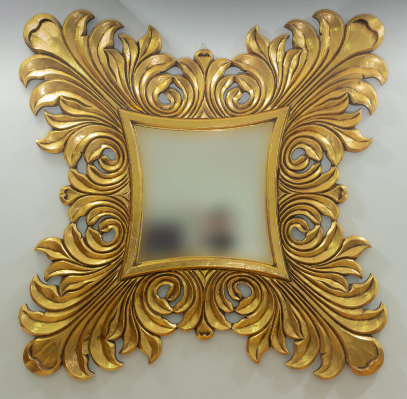 Espejo decorativo pan e oro