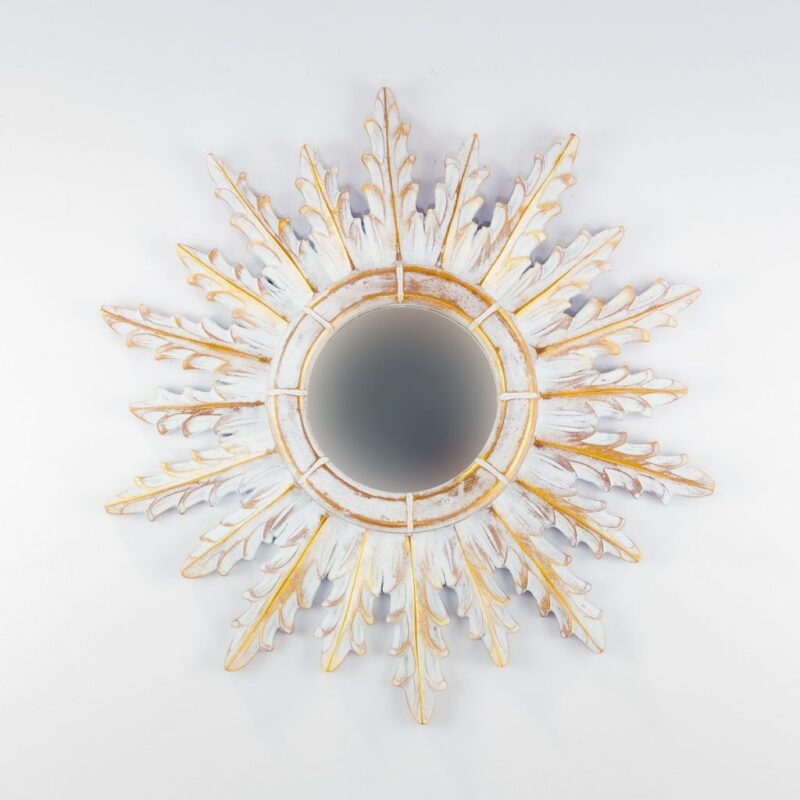 Espejo de pared decorativo Urban Surya Pan de oro de 50cm.