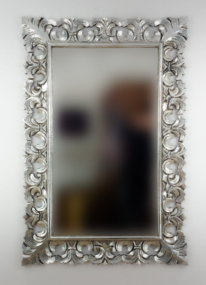 Espejo de pared decorativo Colonial Classic Brownie de 120cm.