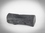 Bol de madera acabado carbón de 37x15x14
