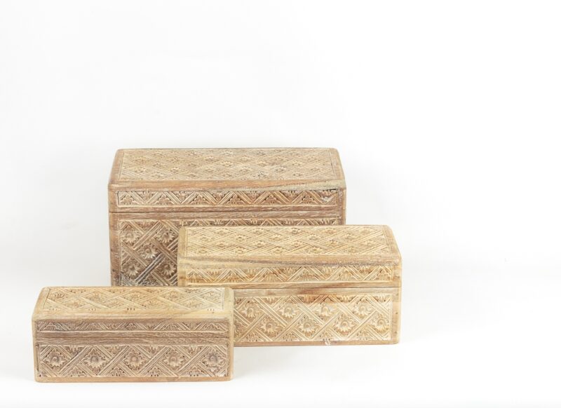 Cajita baúl de madera de Teca