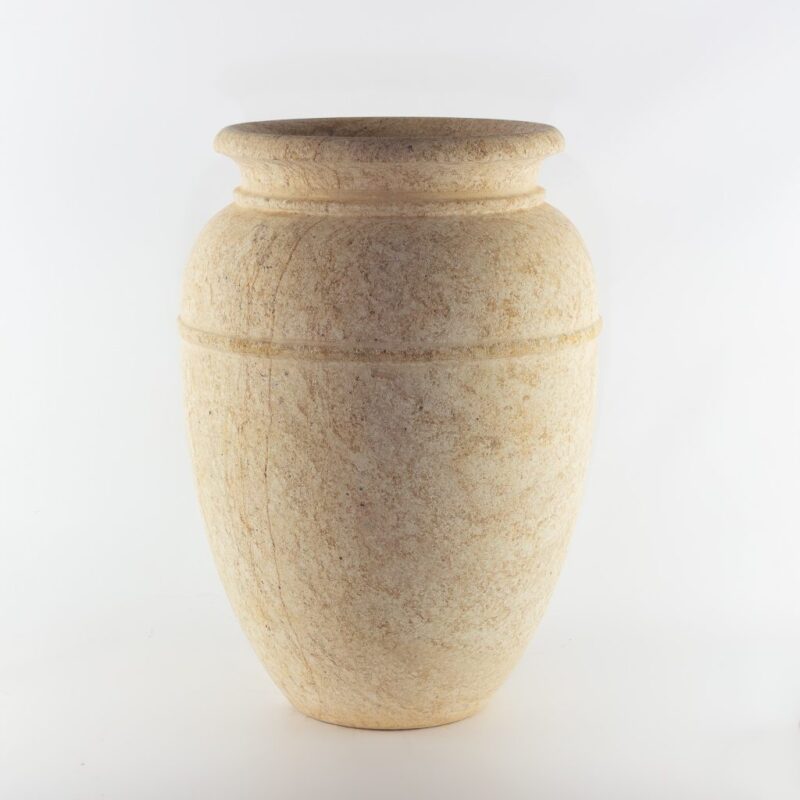 Jarrón de piedra pulida de 60x40 (LIQUIDACIÓN)