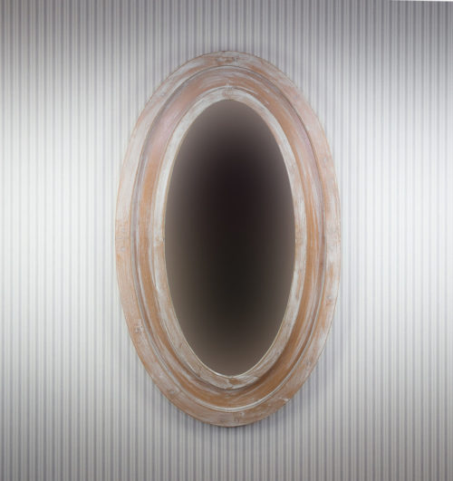 Espejo ovalado de pared
