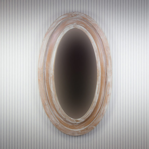 Espejo ovalado de pared
