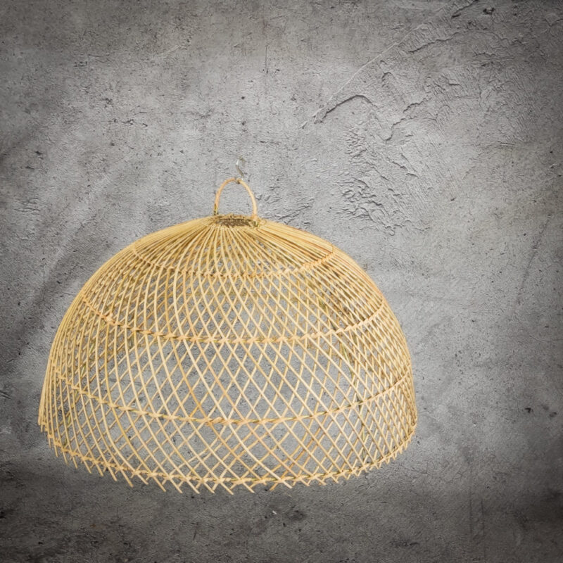Lámpara de Rattan Semicircle de 60cm