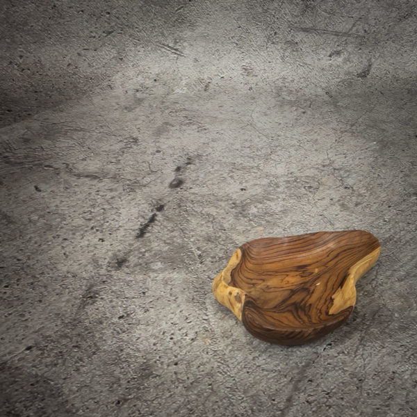 Bol de madera de Palo de Rosa natural de 29x23x6