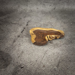 Bol de madera de Palo de Rosa natural de 36x30x6