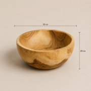 bol de suar grande Bol redondo de madera de una pieza de 35x20cm (aprox)