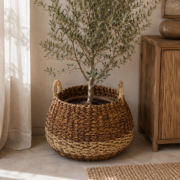 cesto natural marrones Cesto Gentong de 36x50x29cm
