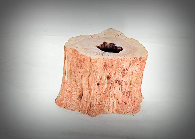 Tronco de olivo tallado