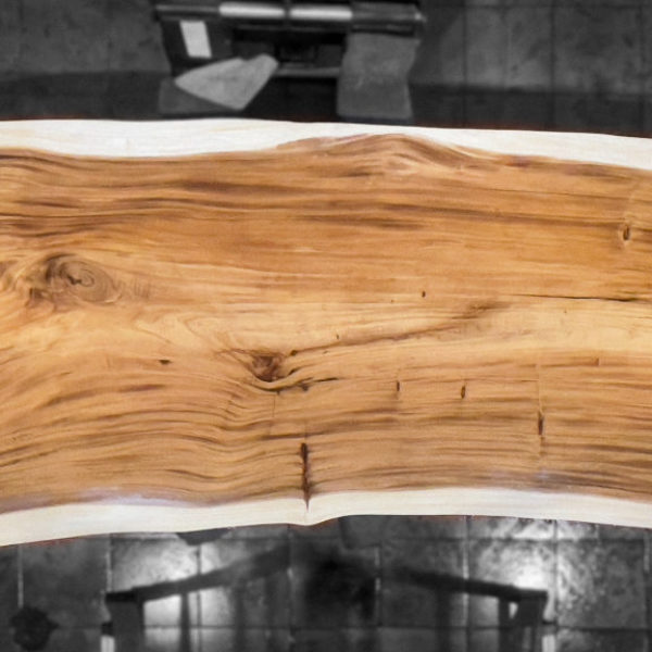 (Imagen real) Mesa de madera de suar de 203x96-94-92 y 5.5 de grosor