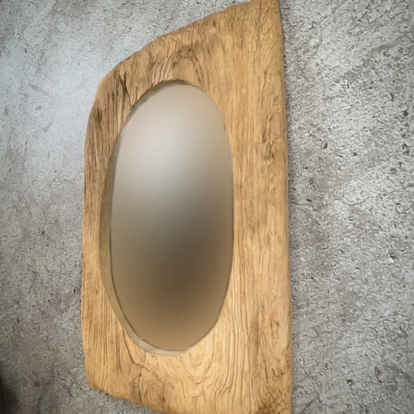 Espejo Espejo de teca rústica antigua de 50x70x5cmde teca rústica antigua de 50x70x5cm
