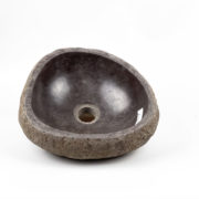 Lavabo pequeño de piedra de rio. Pica de baño (imagen real). De 33 x 29cm | Baños de piedra bonitos en mirococo.com