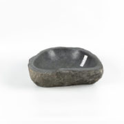 Lavabo pequeño de piedra de rio. Pica de baño (imagen real). De 30 x 27cm | Baños de piedra bonitos en mirococo.com