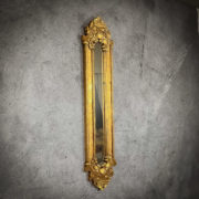 Espejo decorativo de madera Yepará 120x30 en Oro (envejecido)
