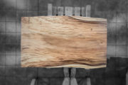 Mesas de madera maciza de Suar de 150 cms