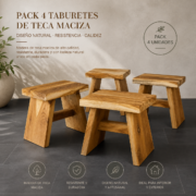 Auxiliar de Teca [Pack 4 uds]