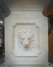 Fuente de jardín con cabeza de León de 140x75x193cm