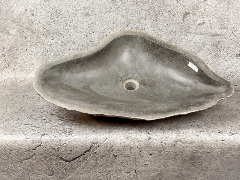 Lavabo natural gigante de piedra de rio (imagen real). De 72x43cm