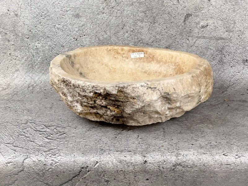 Lavabo natural grande de onyx (imagen real). De 55x47cm